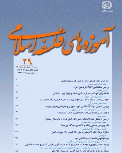 مجله علمی پژوهشی آموزه های فلسفه اسلامی