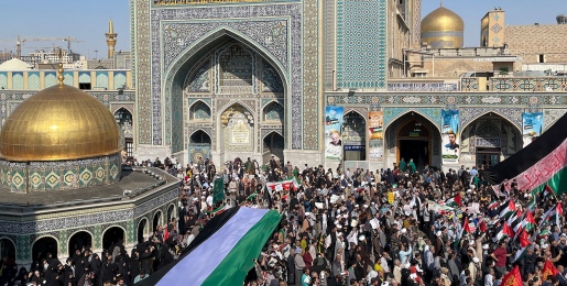 اثر تجمع و راهپیمایی برای مردم فلسطین!